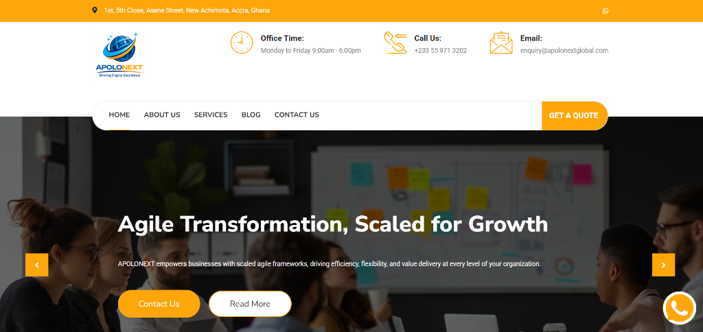 Apolo Next Global Home