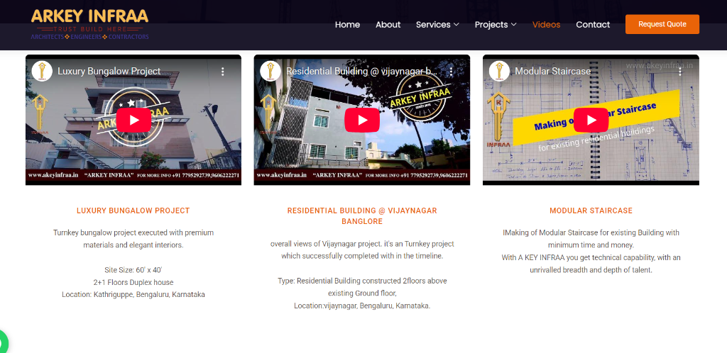 Arkey Infraa Quote Form